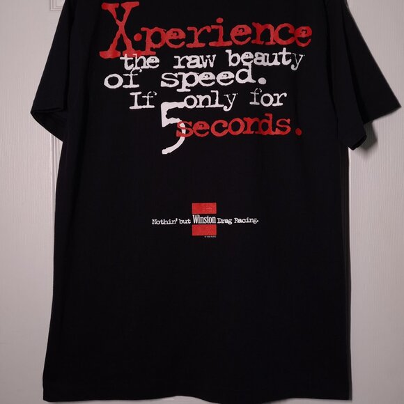 VINTAGE Winston Drag Racing USED Pocket Shirt (XL, Single Stitch, 1996, NHRA) - Picture 8 of 10